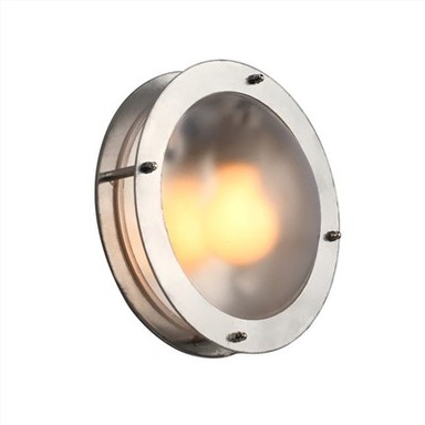 Зовнішній круглий настінний світильник